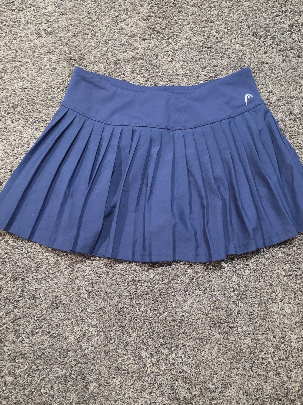HEAD Pleaded Navy Blue 13" Golf / Tennis Skort Size Medium